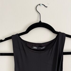 Zara Black Halter Neck Bodysuit – Size M